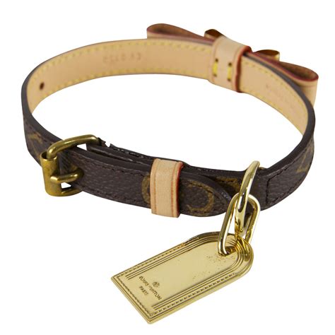 louis vuitton dog leash ebay|louis vuitton dog collar large.